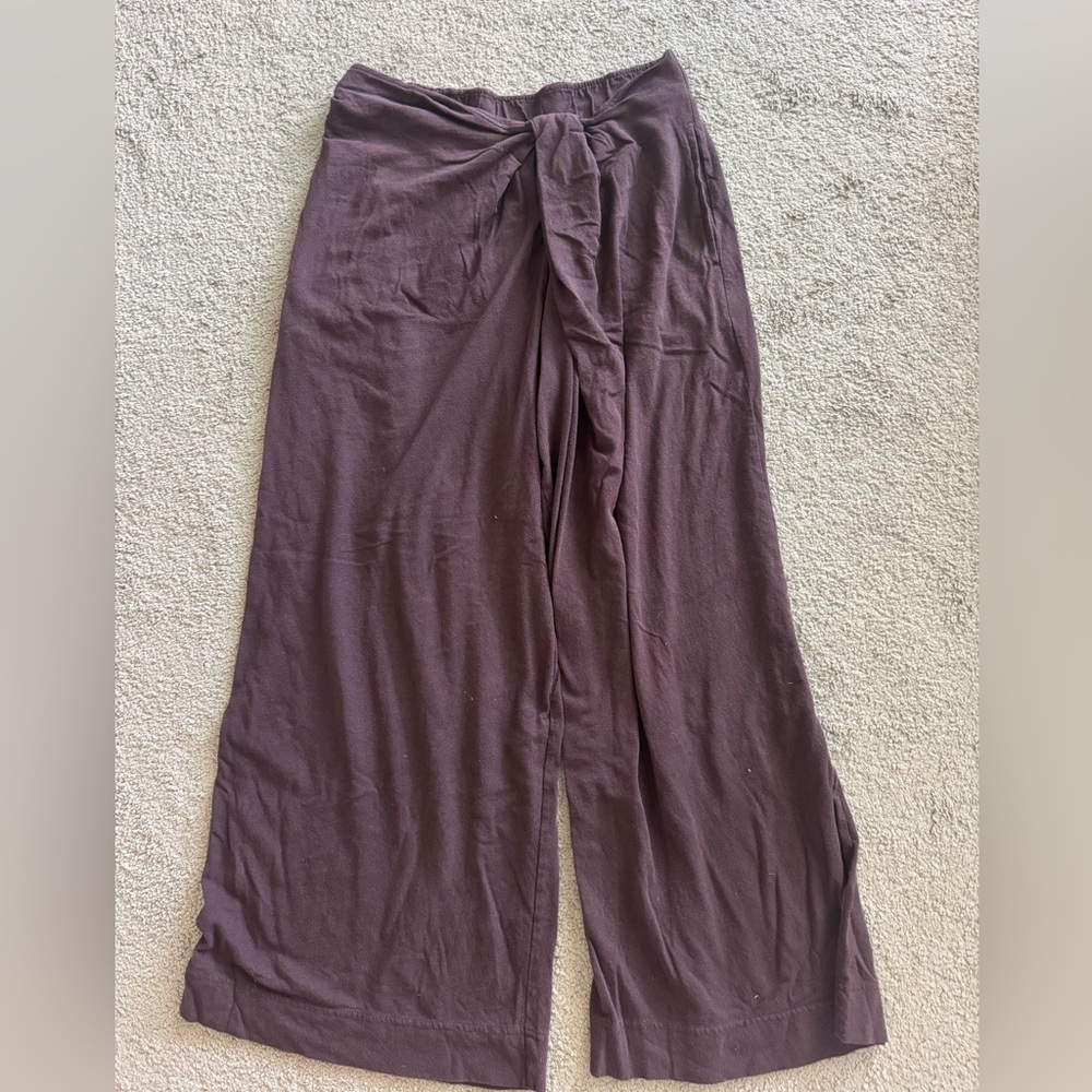 Free People Brown Sarong Pant